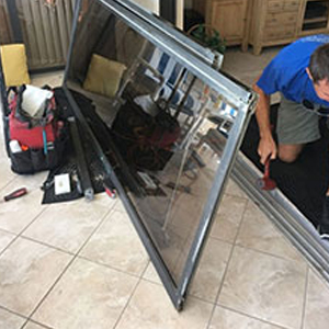 sliding glass door frame repair Canyon Lake